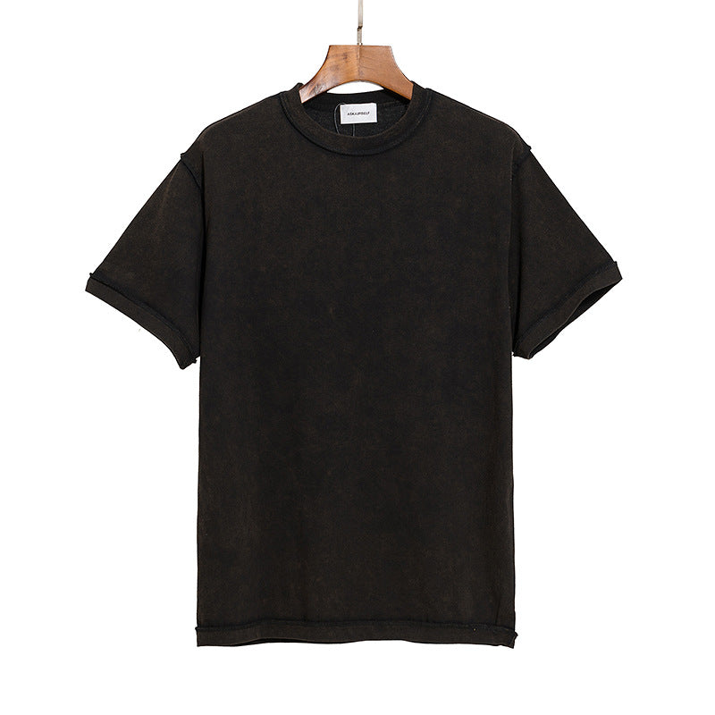 Askyurself T-shirts Summer Short Sleeve Loose T-shirt